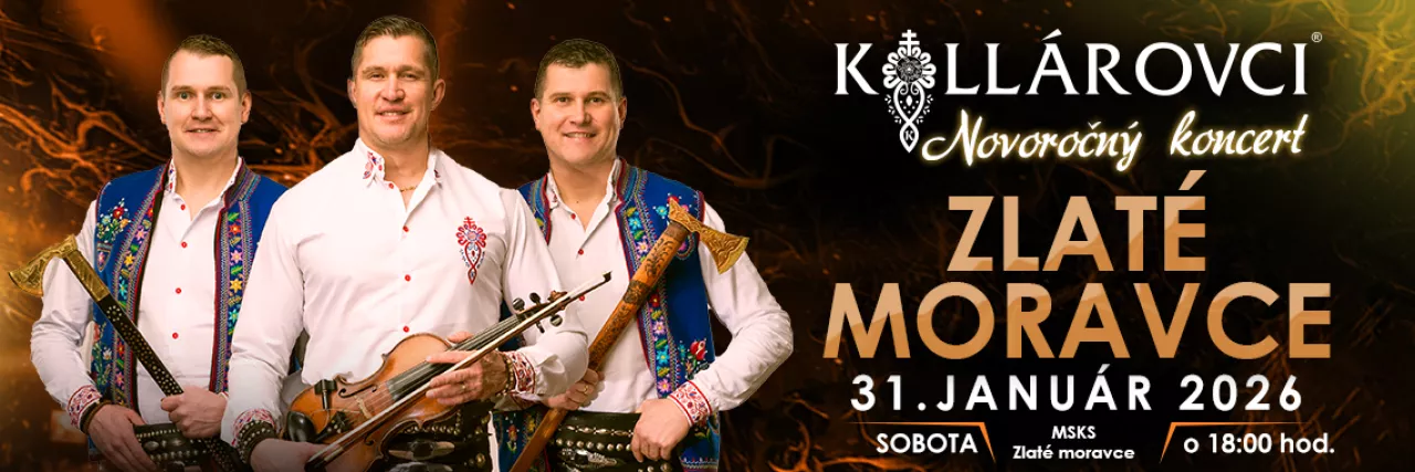 Novoročný koncert KOLLÁROVCI 2026 - Zlaté Moravce